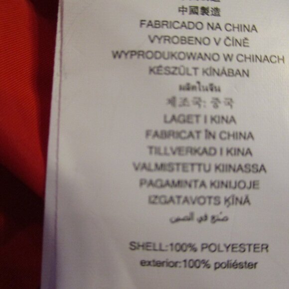 MICHAEL Michael Kors Woman Medium Red Full Zip Pockets Hooded Jacket - Picture 10 of 10